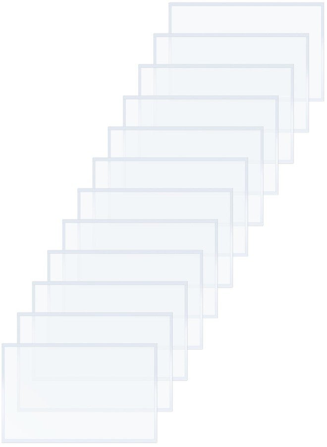 فاباي مجموعة فاباي لحماية العدسات الداخلية لخزائن السفع الرملي، 12 قطعة، مقاس 22 × 10 بوصة، غطاء عدسة لاصق شفاف من البوليستر، مناسب لخزائن السفع الرملي، بديل مثالي لأجهزة السفع الرملي التقليدية. - Image 1